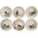 Coffret de 6 Assiettes dessert assorties - diam. 23,2 cm