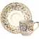 Coffret de 6 tasses et soucoupes café - 11 cl - diam. 14 cm