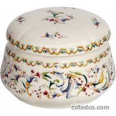 Coffret de 1 bonbonni�re lob�e - diam. 11,4 cm