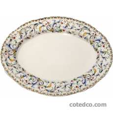 Coffret de 1 plat ovale n� 4 - 34,5x25,3 cm