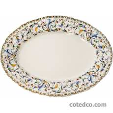 Coffret de 1 plat ovale n� 6 - 39,3x29 cm