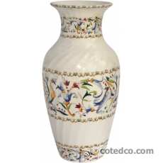 Coffret de 1 potiche cannel�e n� 1 - H 26 cm