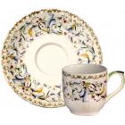 Coffret de 6 tasses et soucoupes caf� - 11 cl - diam. 14 cm
