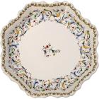 Coffret de 1 plateau Rouen dentel� - diam. 21,2 cm