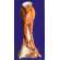Vase ht : 38.5cm