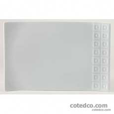 Assiette rectangle PM
