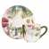 Coffret de 6 tasses et soucoupes moka - 10 cl