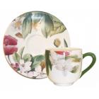 Coffret de 6 tasses et soucoupes moka - 10 cl