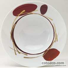 Assiette creuse � aile