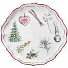 Coffret de plat � g�teaux Montagne - diam. 31.7 cm