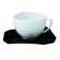 P-Tasse Th� ( tasse Blanche / sous-tasse Noir )