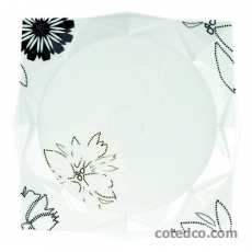 Assiette plate carr�e 23x23cm