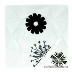 Assiette � pain carr�e 14x14cm