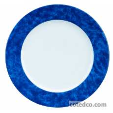 Assiette pr�sentation avec filet&nbsp;or