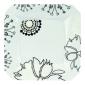 Assiette dessert carr�e 21.5x21.5cm
