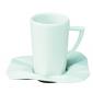 P-Tasse caf� ( tasse Blanche / sous-tasse Blanche )