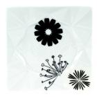 Assiette � pain carr�e 14x14cm