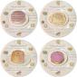 Coffret 4 assiettes dessert assorties