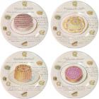 Coffret 4 assiettes dessert assorties