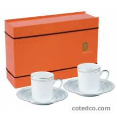 Coffret 2 P-Tasse caf� Excentric Vert