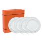 Coffret 4 Assiettes dessert 220mm Excentric Vert