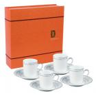 Coffret 4 P-Tasse caf� Excentric Bleu