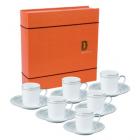 Coffret 6 P-Tasse caf� Excentric Vert