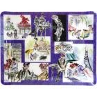 Plateau GM M�lamine - 48x38 cm - Joli Paris