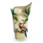 Vase ht : 27cm Neophema Pullchella