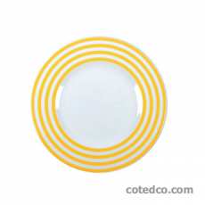 Assiette Plate 29cm -  Lines Jaune