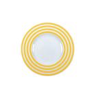 Assiette dessert 22.5cm -  Line Jaune
