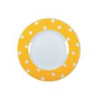 Assiette Plate 29cm -  Pois Jaune