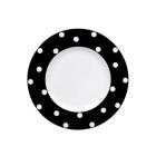 Assiette Plate 29cm -  Pois Noir