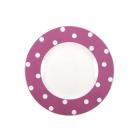 Assiette Plate 29cm -  Pois Violet