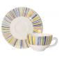 Coffret de 2 tasses et soucoupes d�jeuner - 32 cl - diam. 18 cm