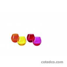Coffret 4 culbuto vodka 4 couleurs chaudes