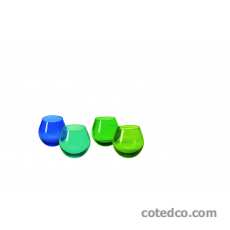 Coffret 4 culbuto vodka 4 couleurs froides