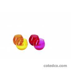 Coffret 4 culbuto whisky 4 couleurs chaudes
