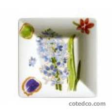 Coffret de 2 cendriers carr� P.M. - 9,1x9,1 cm