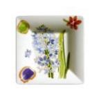 Coffret de 2 cendriers carr� P.M. - 9,1x9,1 cm