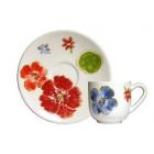 Coffret de 6 tasses et soucoupes moka - 10 cl
