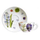 Coffret de 2 tasses et soucoupes d�jeuner - 40 cl - diam. 18 cm