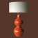Lampe Salome Orange hauteur 76cm