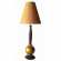 Lampe Lara Ocre hauteur 80cm