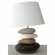 Lampe Galeo Beige & Marron hauteur 61cm