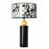 Lampe Duomo Noir & Jaune hauteur 58cm