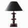 Lampe Paco Rouge & Noir hauteur 72cm