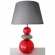 Lampe Cristo Rouge & Beige hauteur 62cm