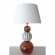 Lampe Cristo Ocre & Ivoire hauteur 62cm