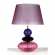 Lampe Cristo Violet & Rose hauteur 62cm